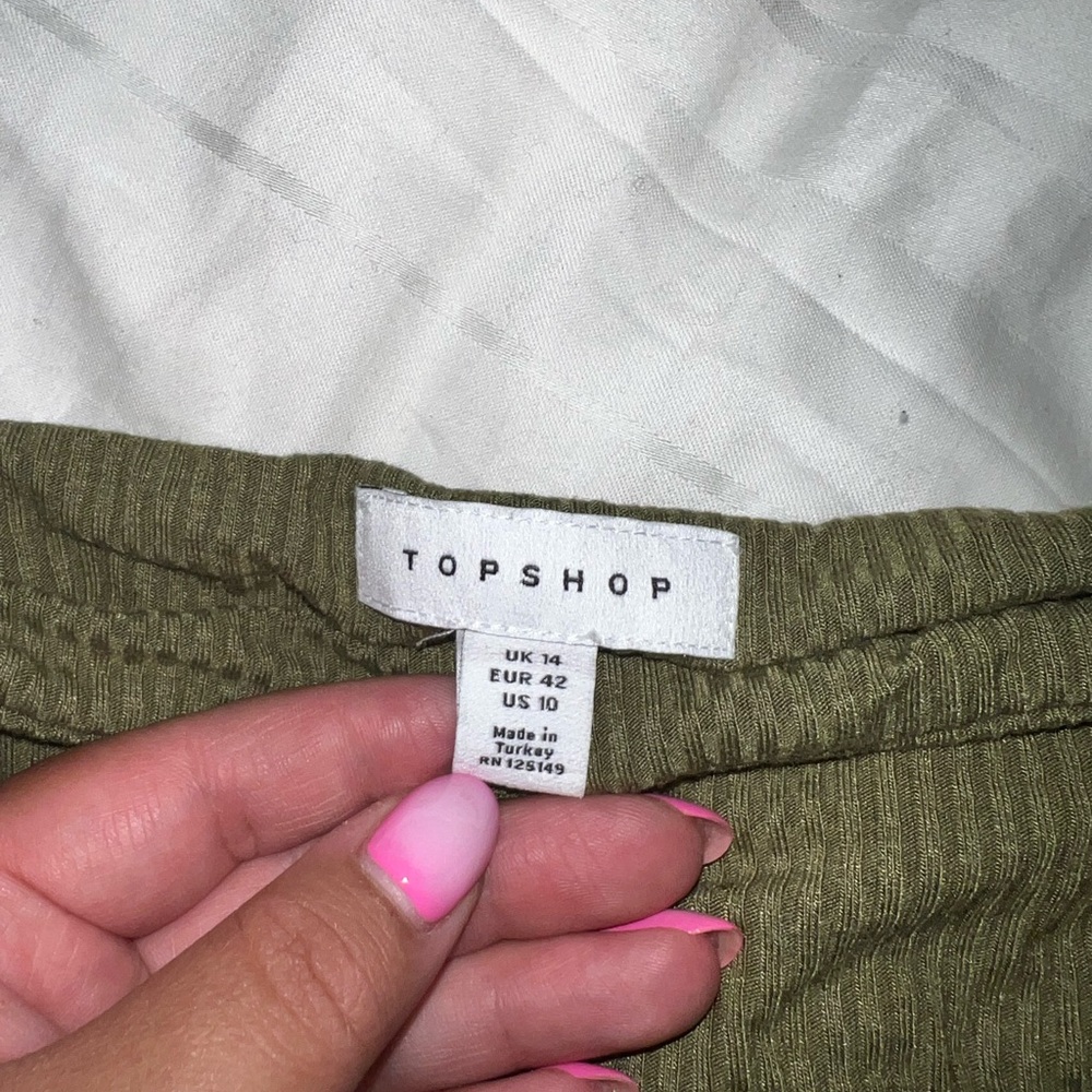 Green Topshop Bandeau